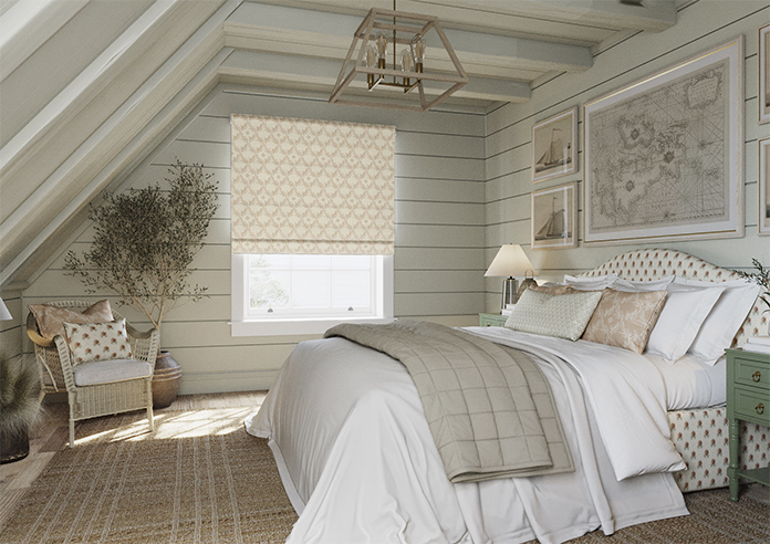 Trellis Prints, Vine and Bloom Romsey Manson - Roman Blind - Image 6